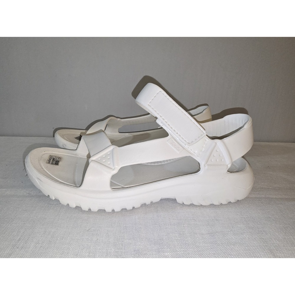 TEVA Hurricane Drift White Rubber Sandal Womens Size 10  Mens 8-1102390